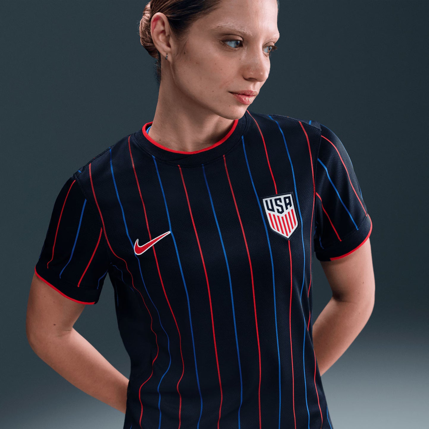 USMNT Women's 2025 Away Replica Jersey - Navy