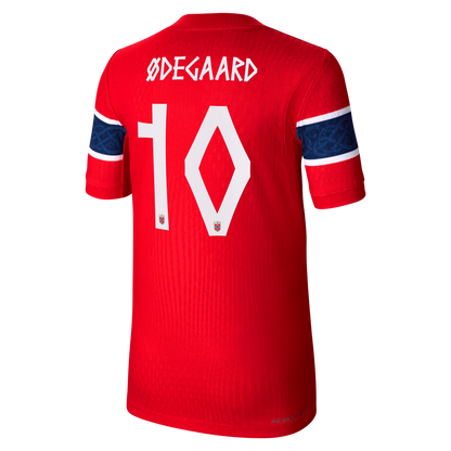 Martin Ødegaard Norway National Team Youth 2026 Home Match Jersey - Red