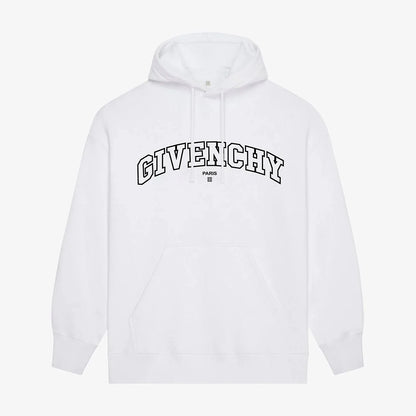 Hollow Classic Print Hoodie