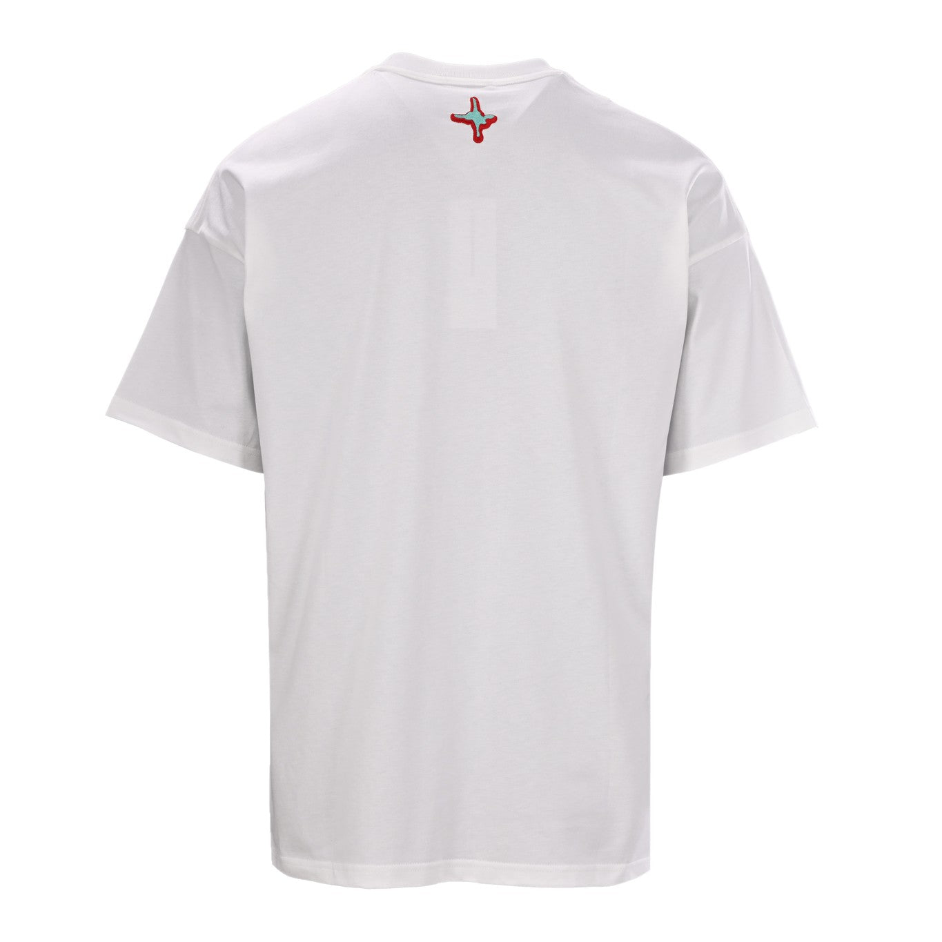 Co-branded ski letter embroidered short-sleeved T-shirt