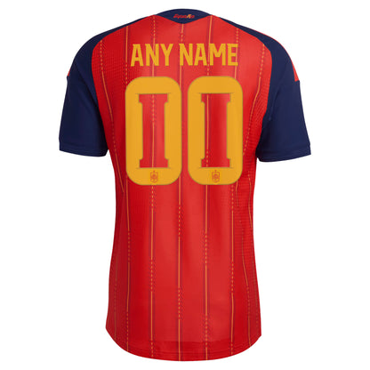 Spain National Team 2026 Home On-Field Custom Jersey - Red