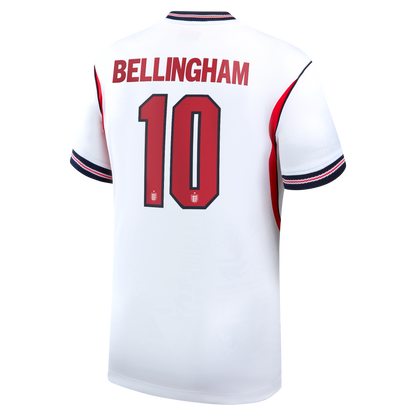 Jude Bellingham England National Team 2026 Home Stadium Replica Jersey - White