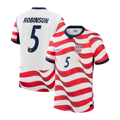 Antonee Robinson USMNT 2026 Home Match Jersey - White