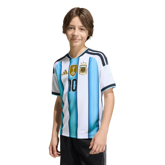 Lionel Messi Argentina National Team Youth 2026 Home Replica Jersey - White