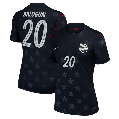 Folarin Balogun USMNT Women's 2026 Away Stadium Replica Jersey - Blue