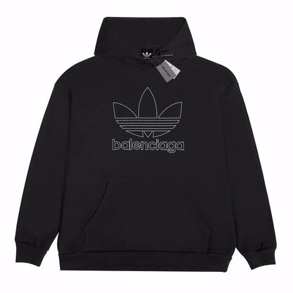 Hollow Printing  Print Hoodie