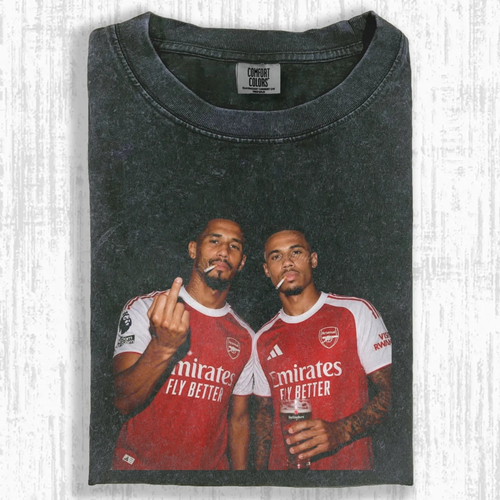 William Saliba ＆ Gabriel Magalhães Arsenal Tee