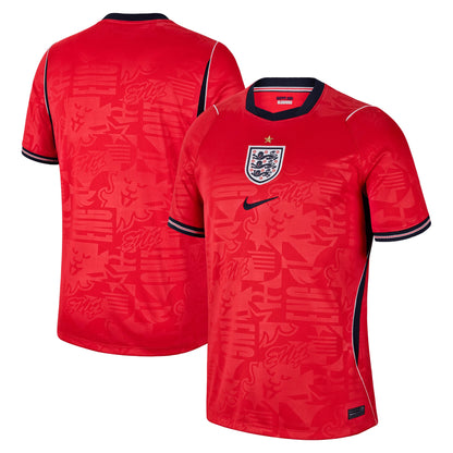 England National Team 2026 Away Stadium Replica Jersey - Red