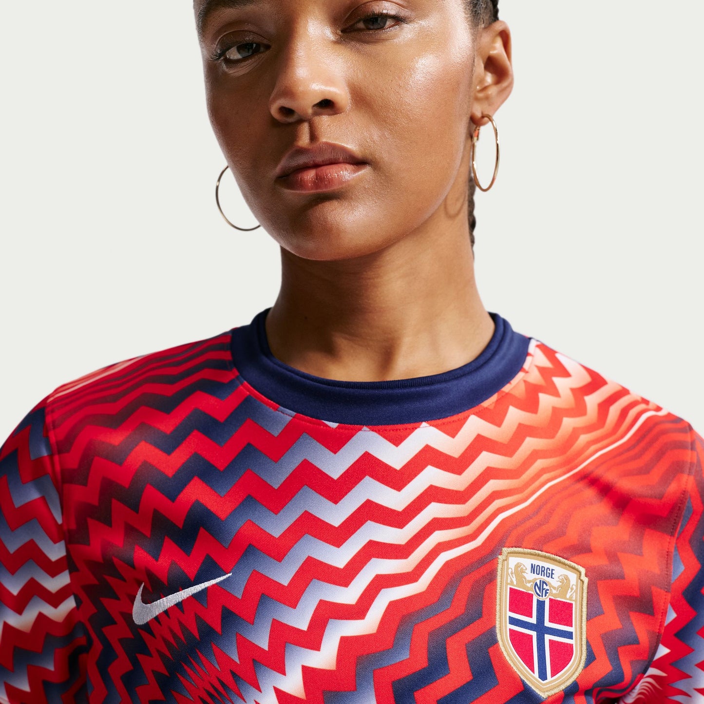 Norway National Team Women's 2026 Pre-Match Top - Red