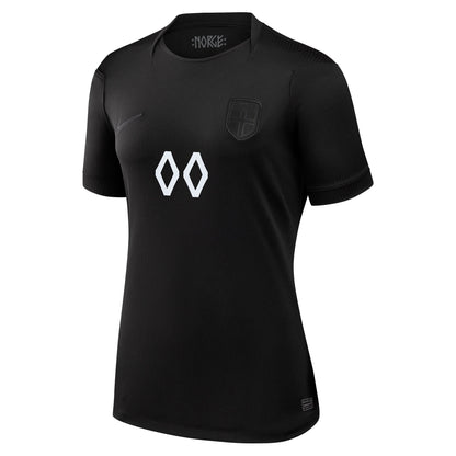 Norway National Team Women's 2026 Away Stadium Replica Custom Jersey - Black