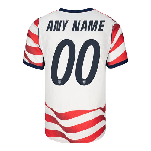 Men's USWNT 2026 Custom Home Stadium Jersey - Stripes