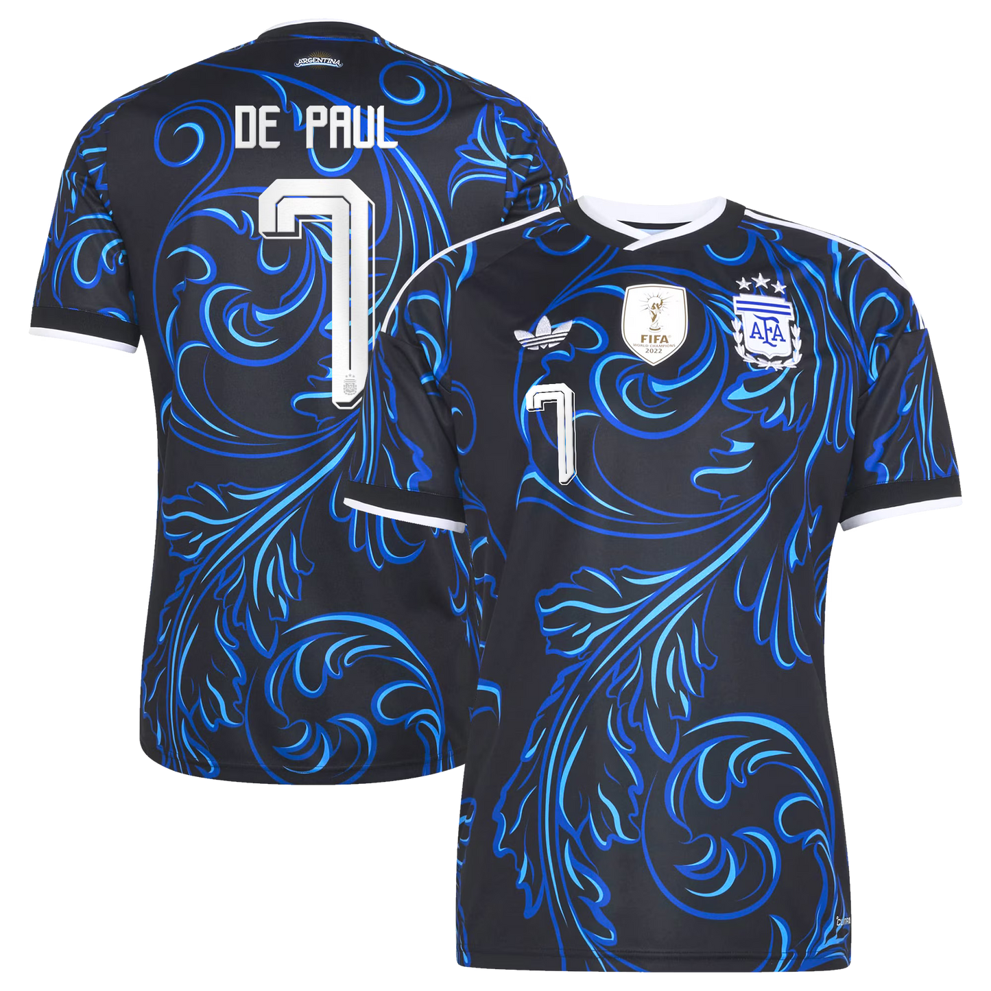 Rodrigo De Paul Argentina National Team 2026 Away Replica Jersey - Black