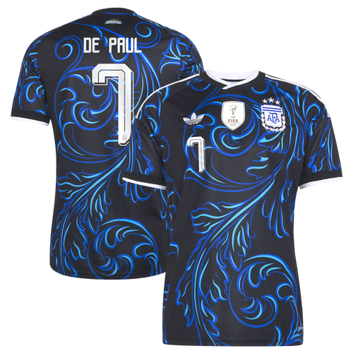 Rodrigo De Paul Argentina National Team 2026 Away Replica Jersey - Black