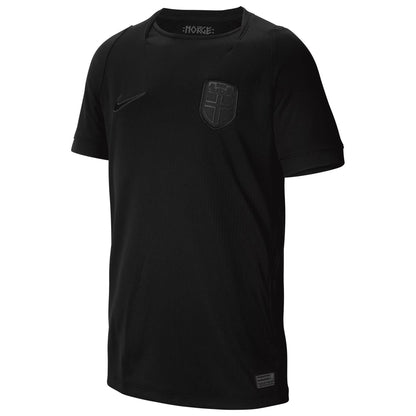 Norway National Team Youth 2026 Away Stadium Replica Jersey - Black