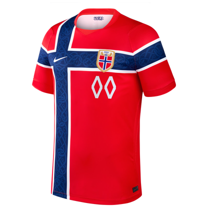 Norway National Team 2026 Home Stadium Replica Custom Jersey - Red