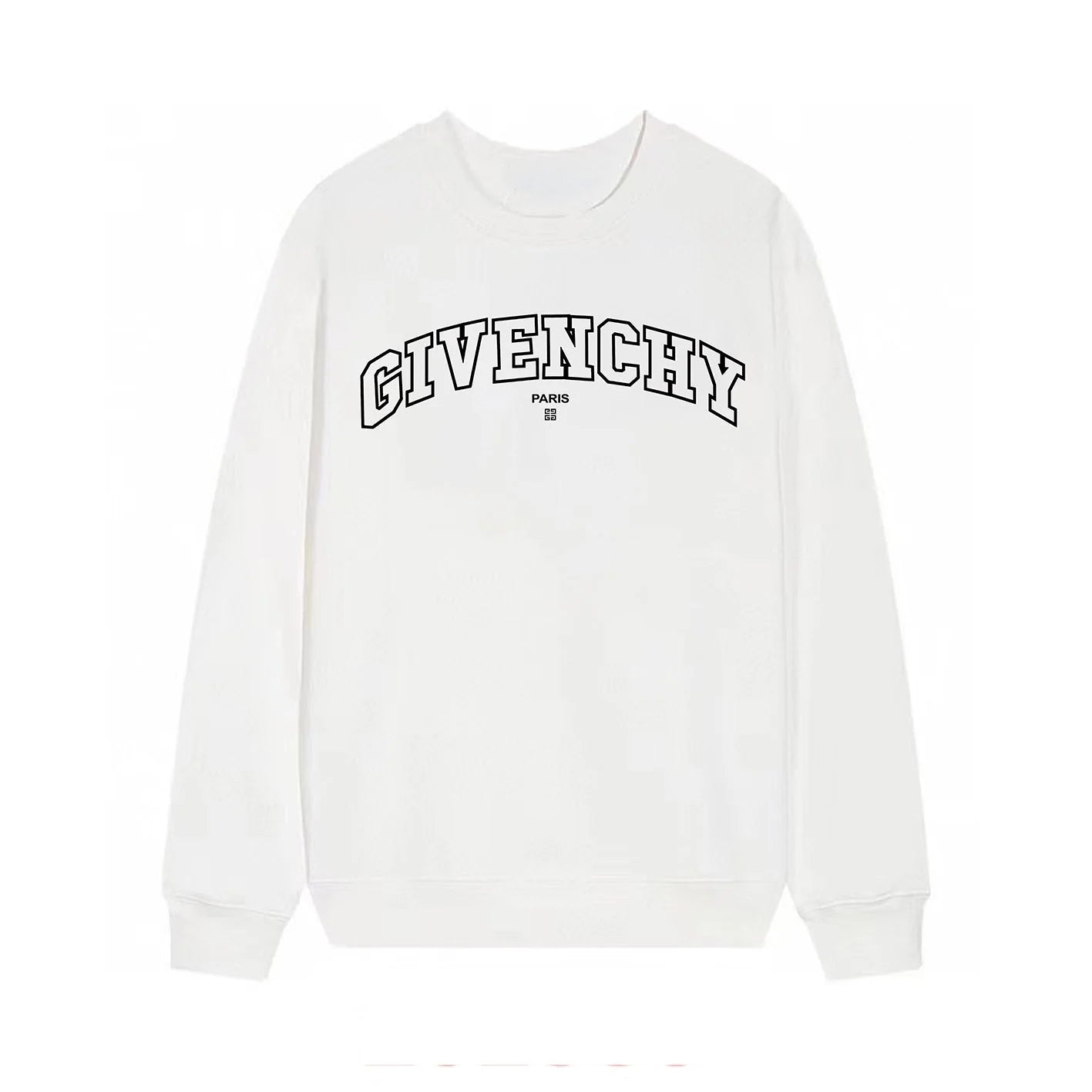 Hollow Letter Print Sweatshirt