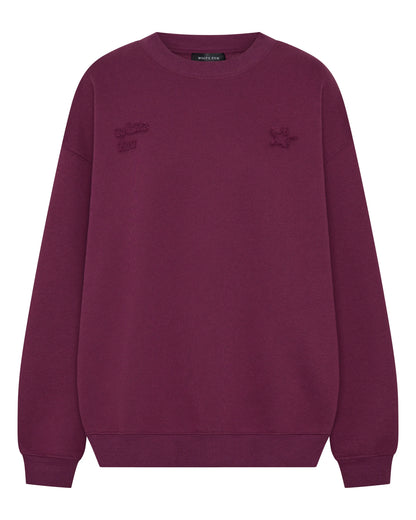 From The Archives Lexi Oversized Sweater Berry