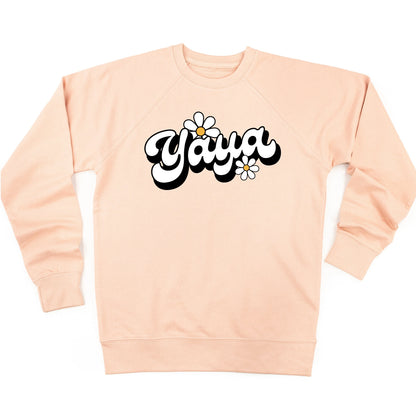 DAISY - YAYA - w/ Full Daisy on Back - Lightweight Pullover Sweater