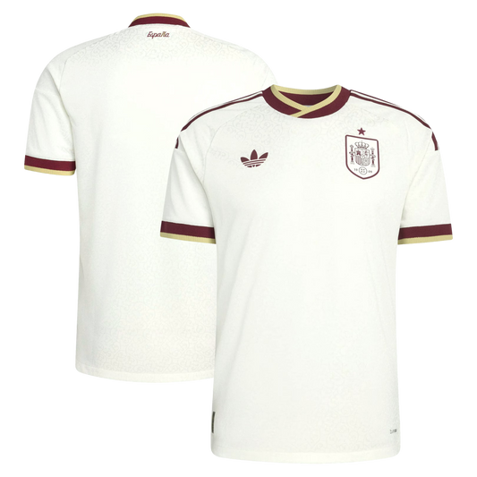 Spain National Team 2026 Away On-Field Jersey - White