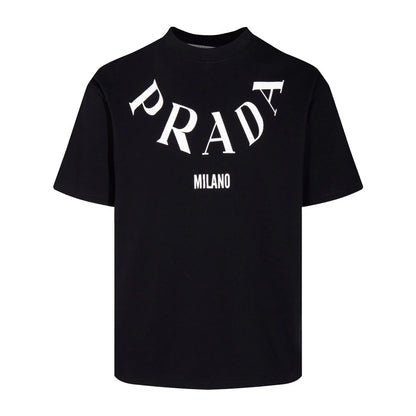 Print Collar T Shirt