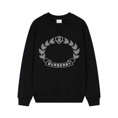 Oak Leaf Crest Print Sweatshirt