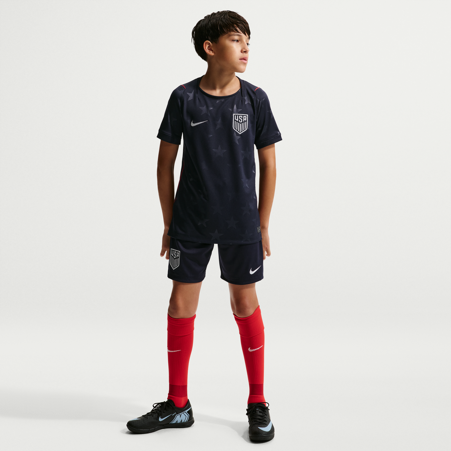 USMNT Youth 2026 Away Stadium Replica Shorts - Navy