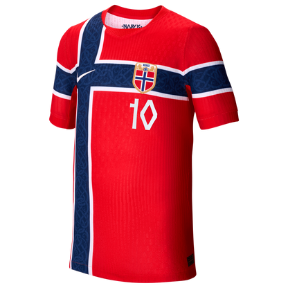Martin Ødegaard Norway National Team Youth 2026 Home Match Jersey - Red
