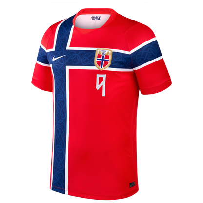 Erling Haaland Norway National Team 2026 Home Stadium Replica Jersey - Red