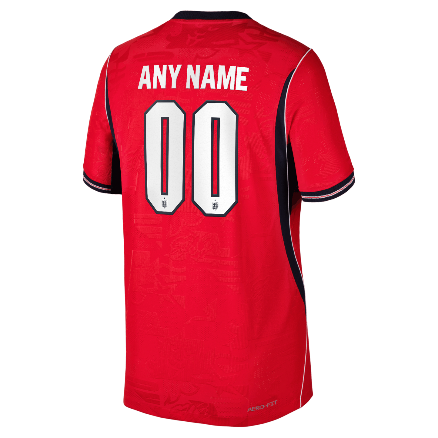 England National Team Youth 2026 Away Match Custom Jersey - Red