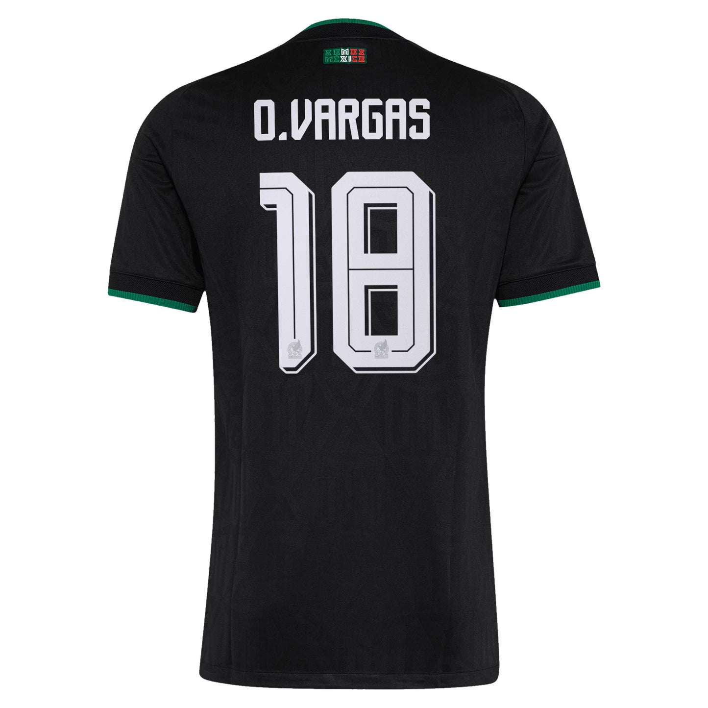 Obed Vargas Mexico National Team 2026 Third On-Field Jersey - Black