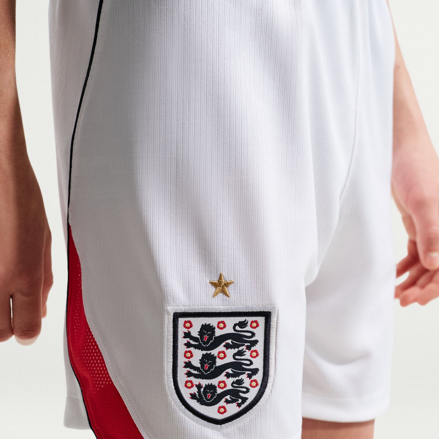England National Team Youth 2026 Home Stadium Replica Shorts - White