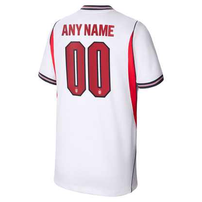England National Team Youth 2026 Home Stadium Replica Custom Jersey - White