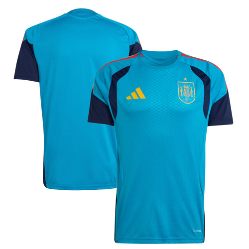 Spain National Team 2026 Home Tiro Training Jersey - Turquoise