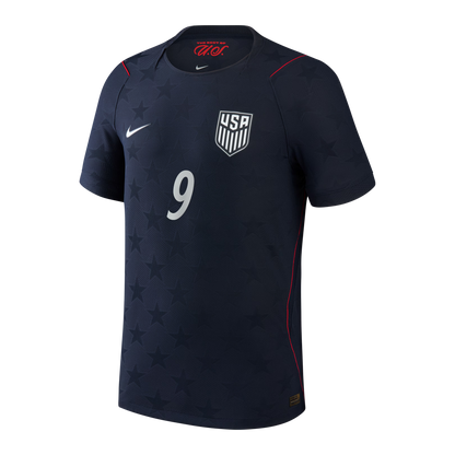 Ricardo Pepi USMNT 2026/27 Away Match Jersey - Blue