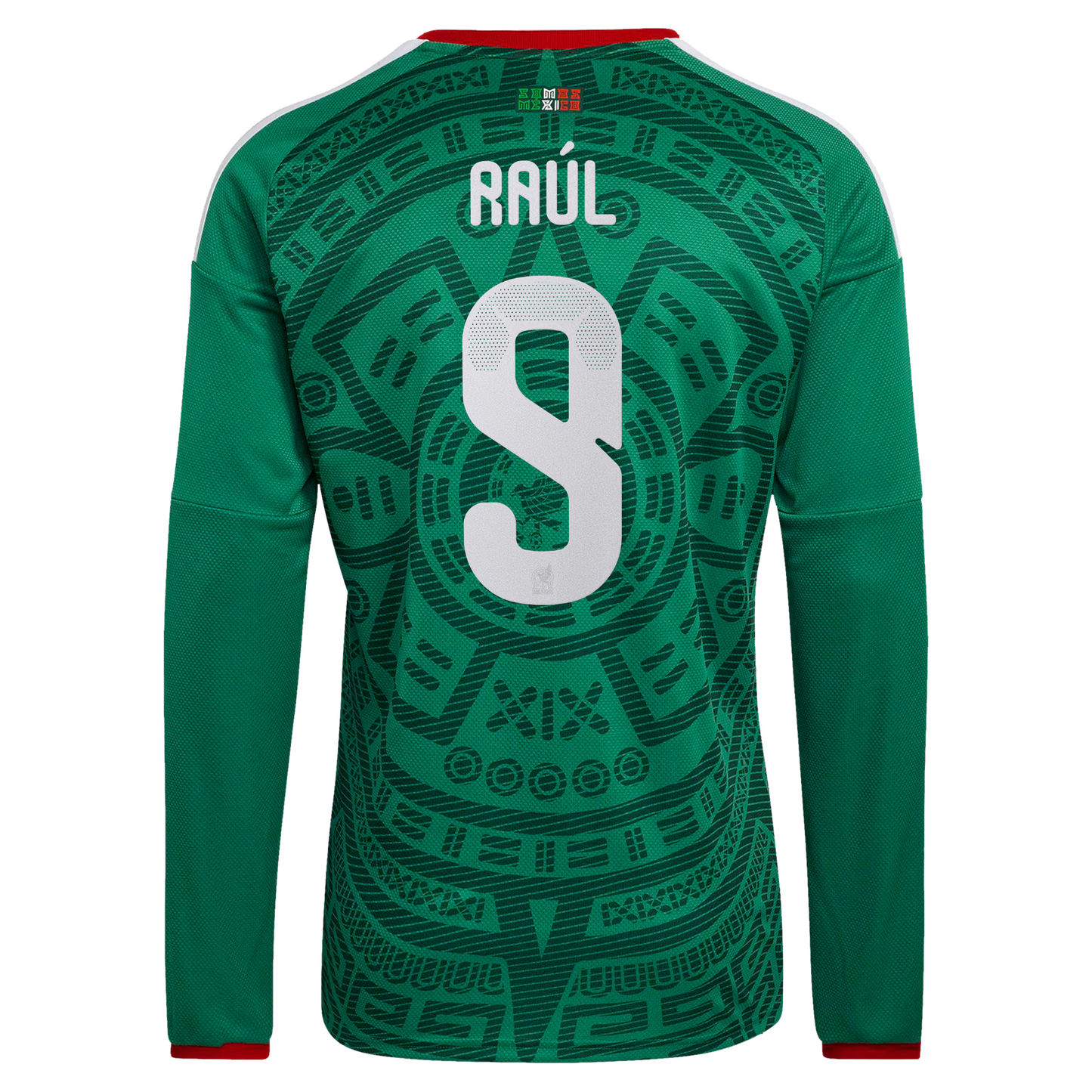 Raúl Jiménez Mexico National Team 2026  Home Replica Long Sleeve Jersey - Green