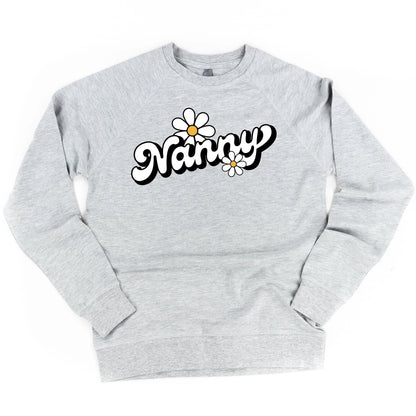 DAISY - NANNY - w/ Full Daisy on Back - Lightweight Pullover Sweater