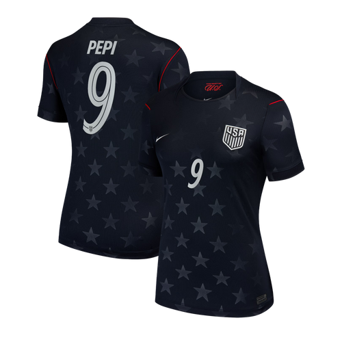 Ricardo Pepi USMNT Women's 2026/27 Away Stadium Replica Jersey - Blue