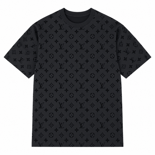Dark Monogram Print T-Shirt