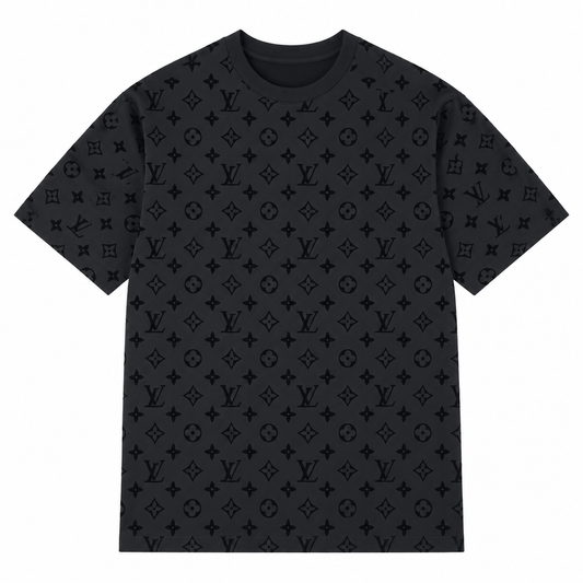 Dark Monogram Print T-Shirt