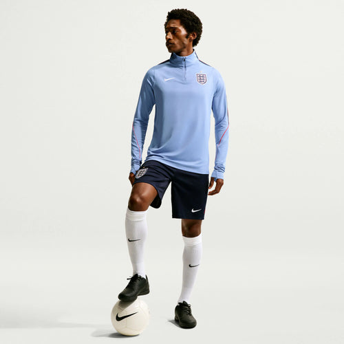 England National Team 2026 Strike Dri-FIT Quarter-Zip Drill Top - Blue