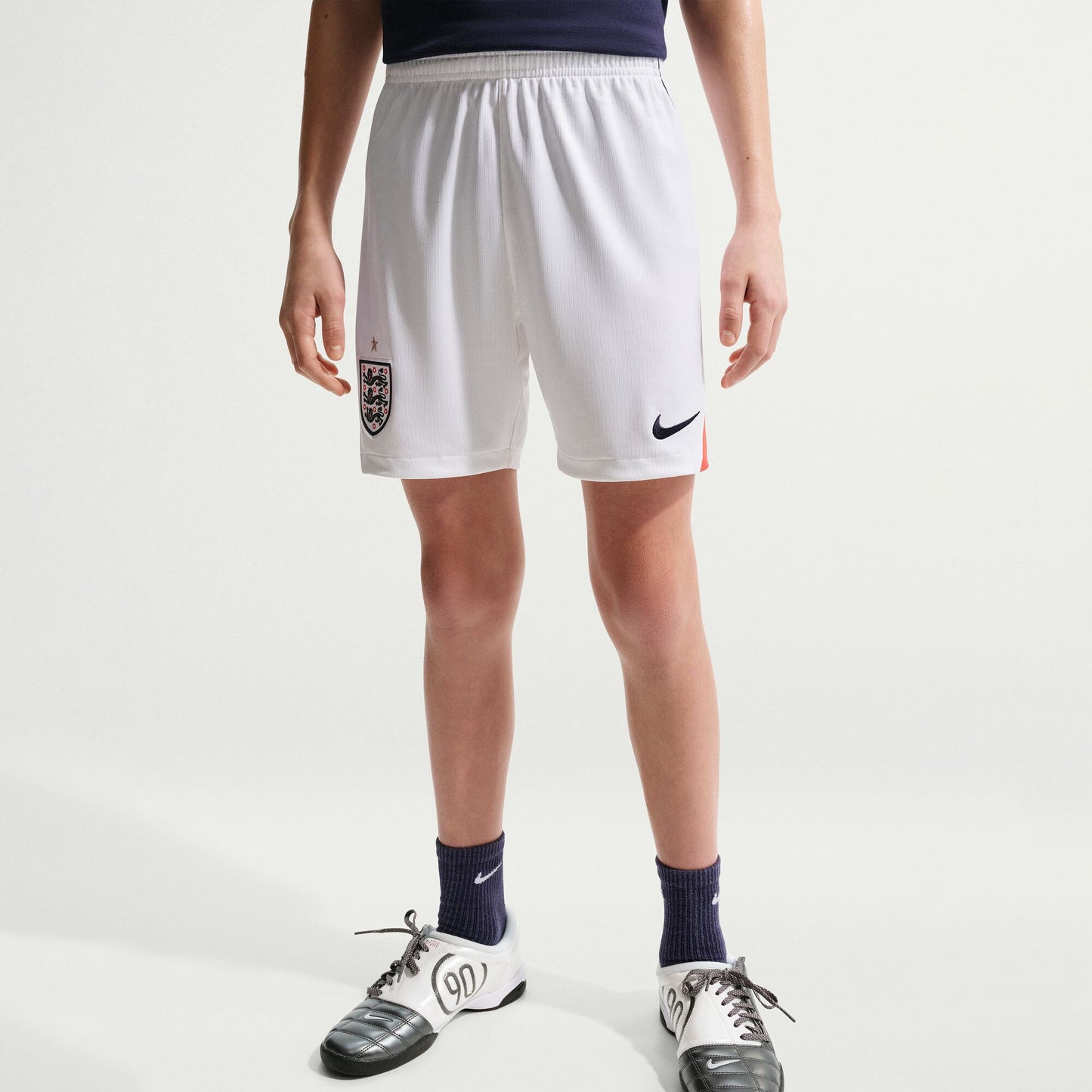 England National Team Youth 2026 Home Stadium Replica Shorts - White