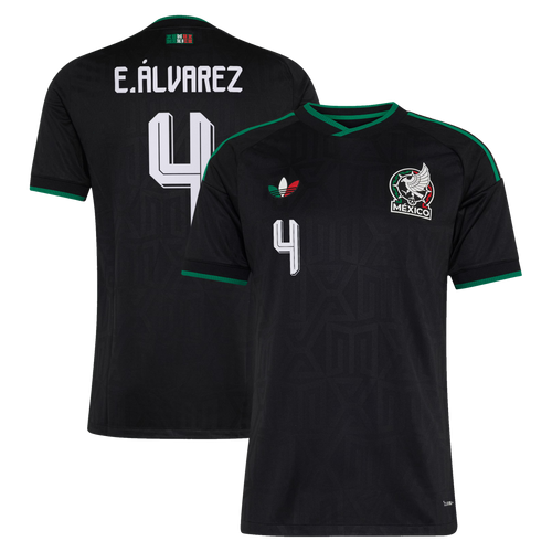 Edson Álvarez Mexico National Team 2026 Third On-Field Jersey - Black
