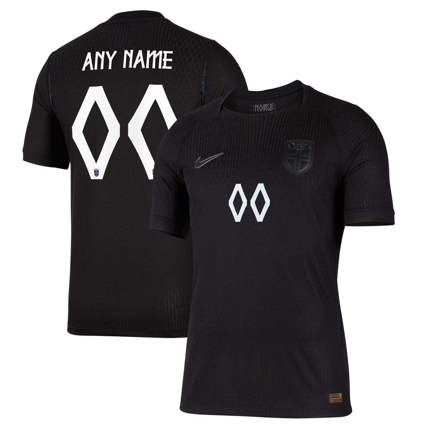 Norway National Team 2026 Away Match Custom Jersey - Black