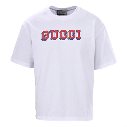 Three-dimensional letter short-sleeved T-shirt