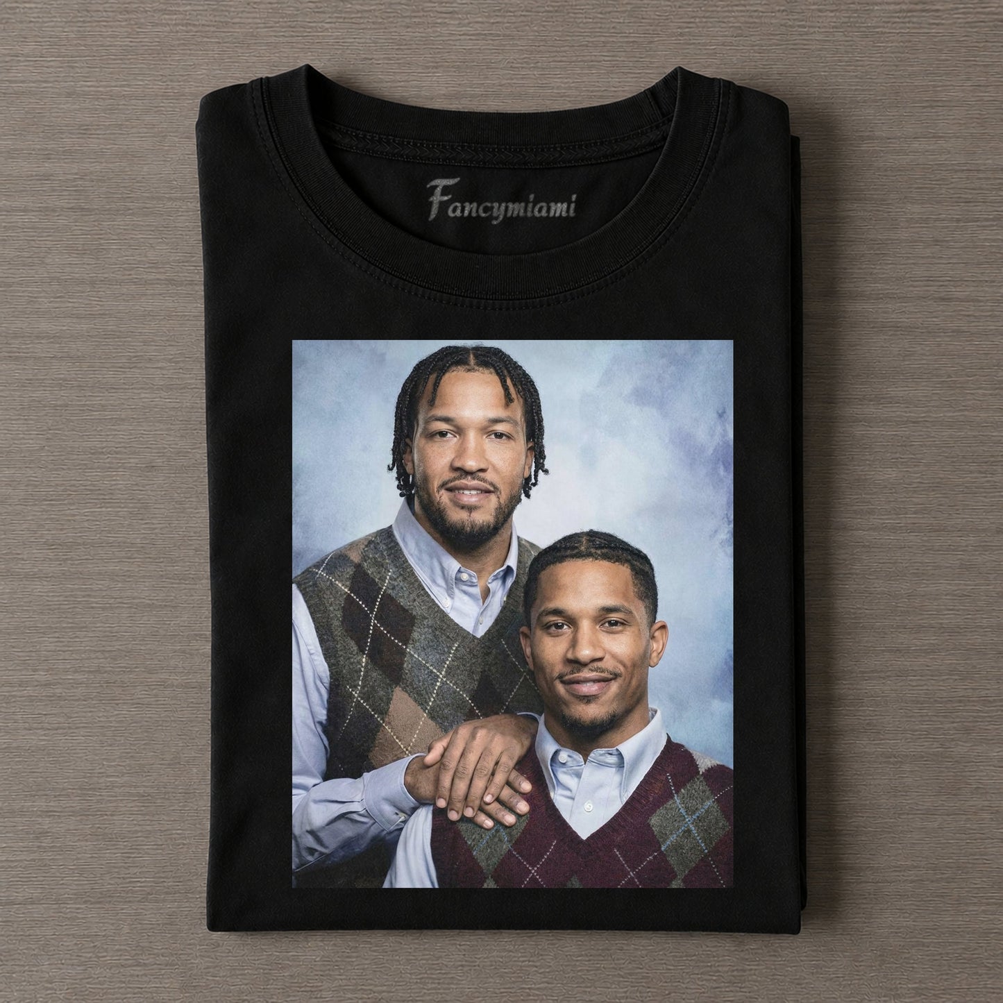 JALEN BRUNSON & Joshua Aaron Hart   – White Streetwear Graphic T-Shirt
