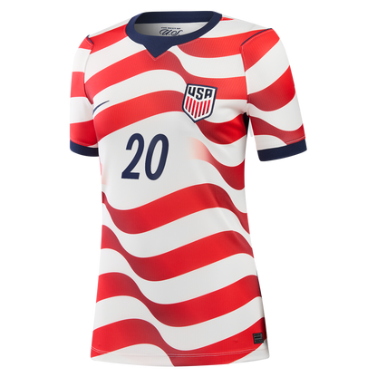 Folarin Balogun USMNT Women's 2026 Home Stadium Replica Jersey - White