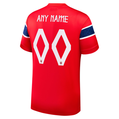 Norway National Team 2026 Home Stadium Replica Custom Jersey - Red