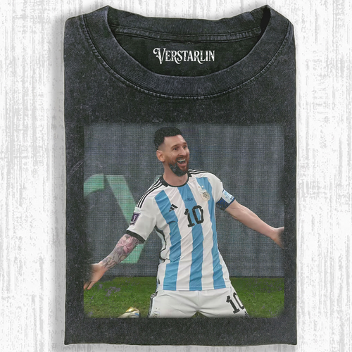 Messi Argentina World Cup Iconic Celebration Graphic Tee