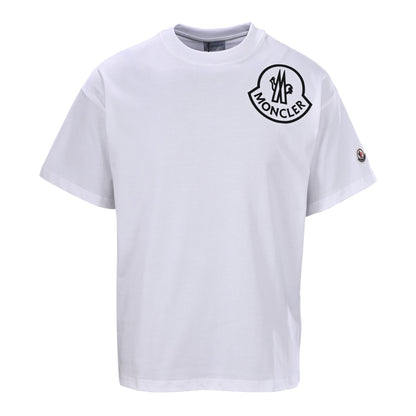 Chest glue logo printed short-sleeved T-shirt