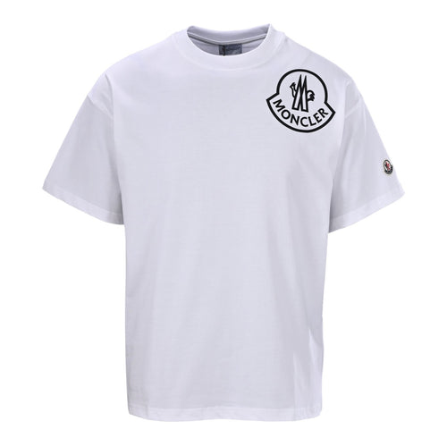 Chest glue logo printed short-sleeved T-shirt